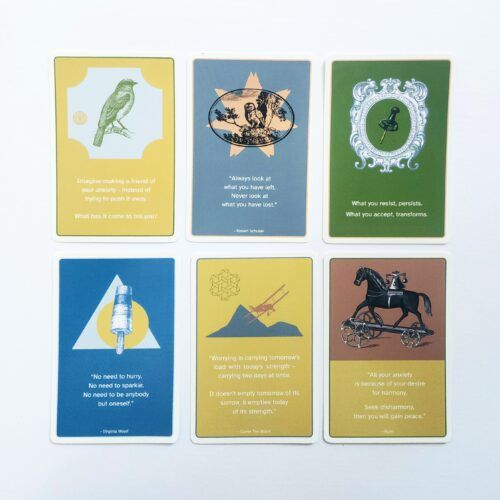 Be Calm - One Day at a Time Deck of Cards samples