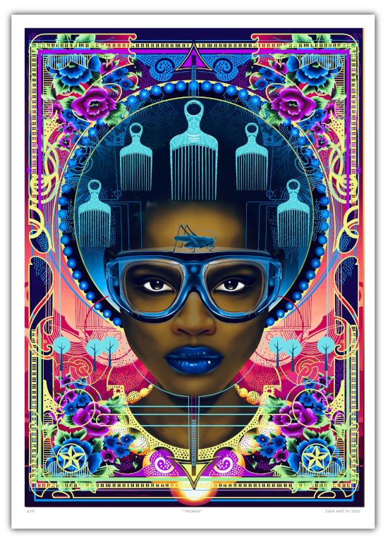 Tsonga Limited edition print by by ivan smith