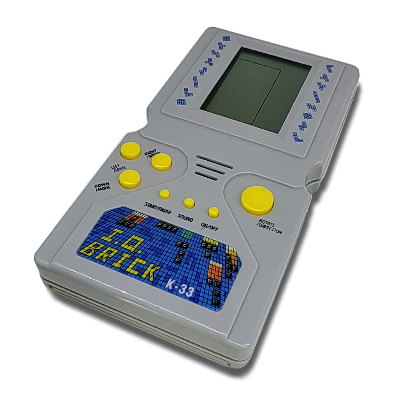 Vintage 90s IQ Brick Tetris Game Front